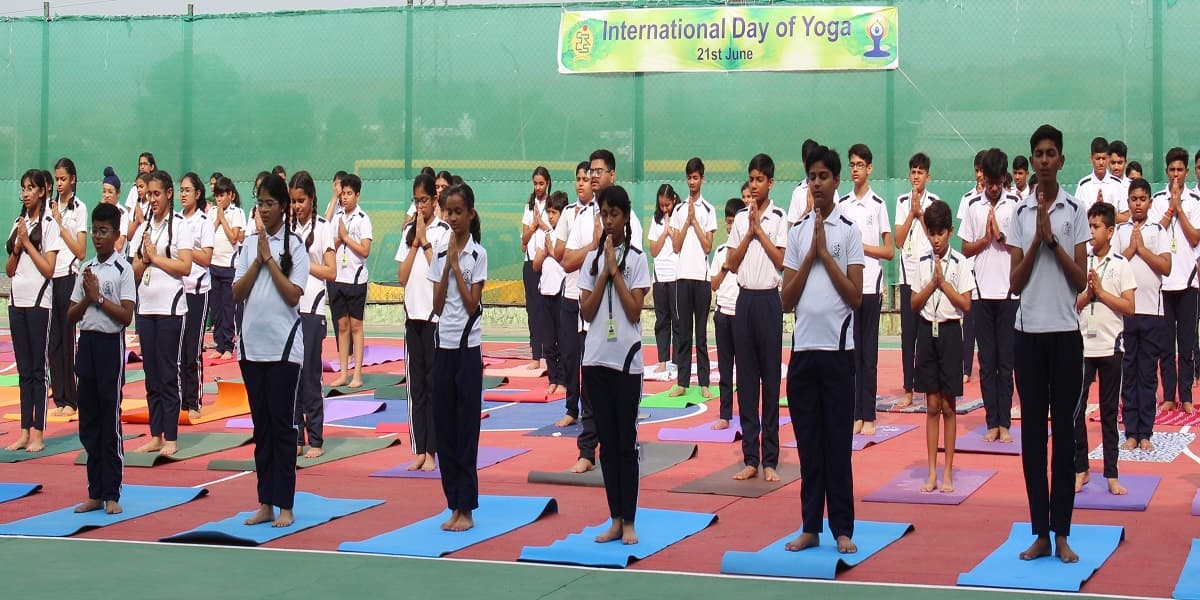 SRCS celebrates International Yoga Day...